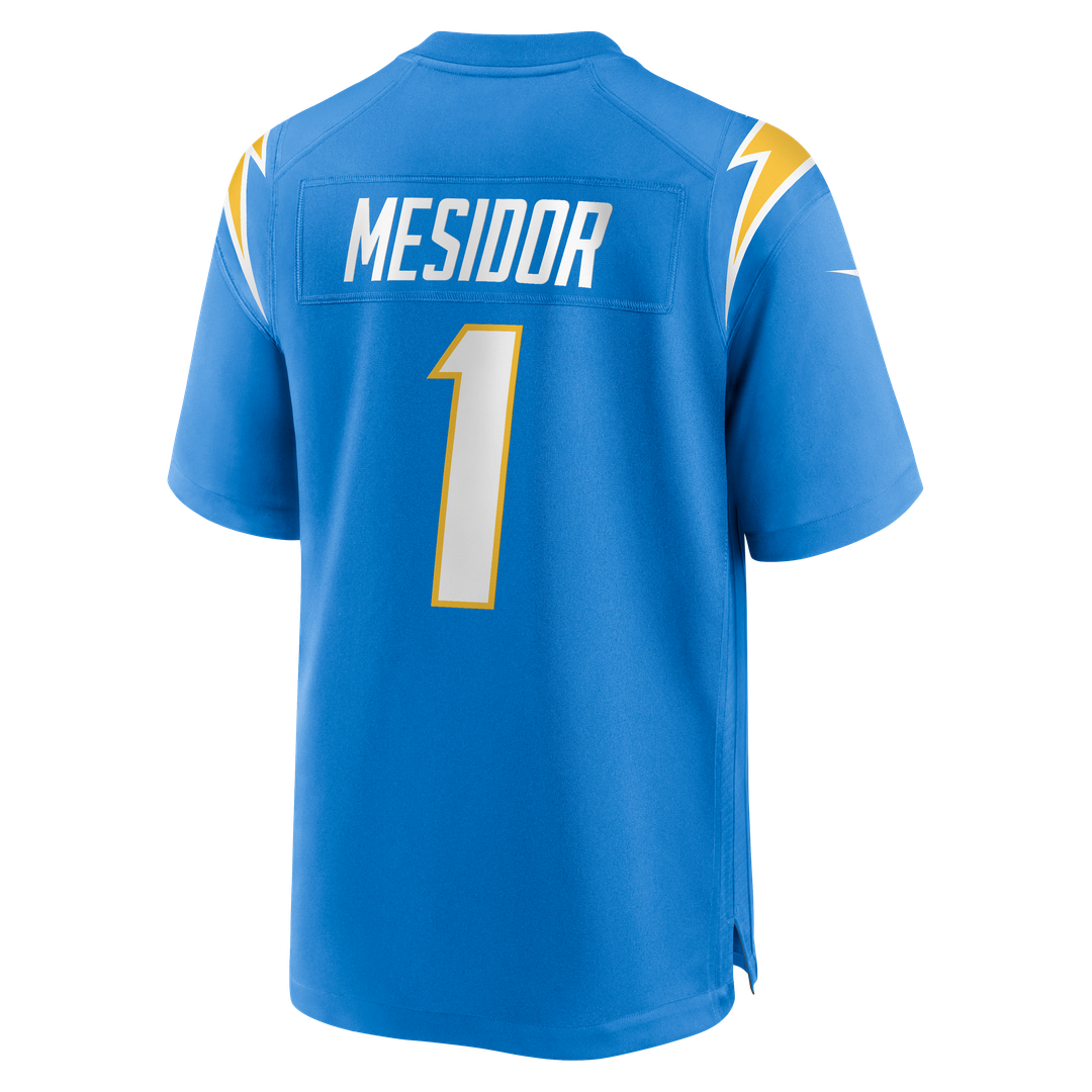 Los Angeles Chargers Akheem Mesidor Nike Powder Blue Team Game Jersey