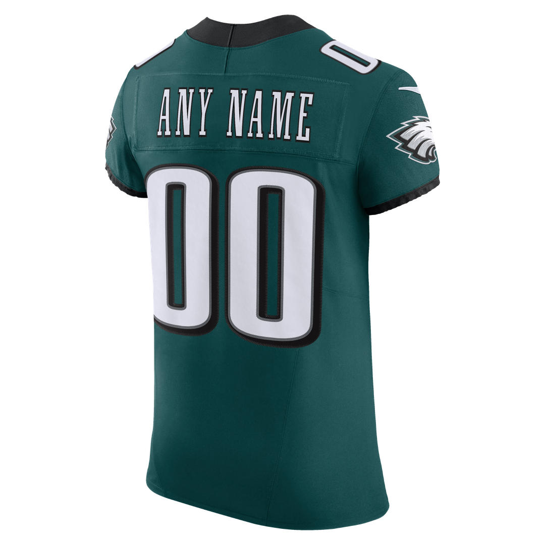 Philadelphia Eagles Nike Midnight Green Vapor F.U.S.E. Elite Custom Jersey
