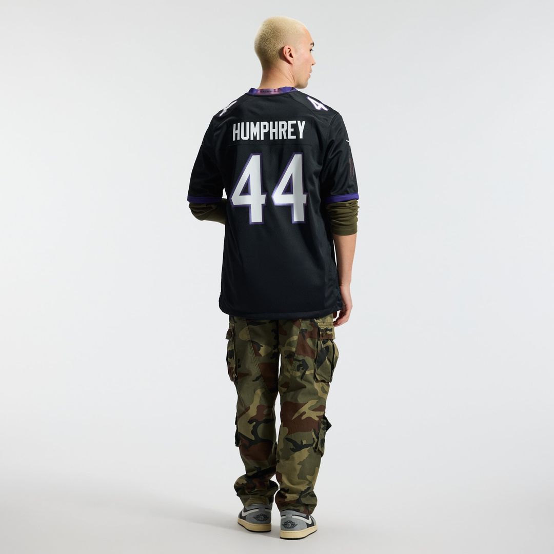 Baltimore Ravens Marlon Humphrey Nike Purple Team Game Jersey