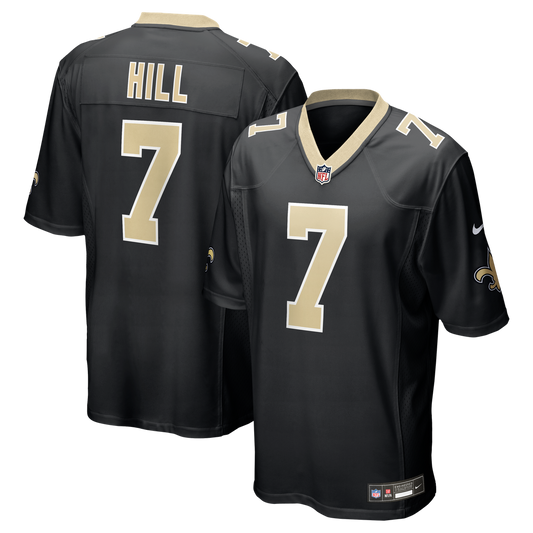 New Orleans Saints Taysom Hill Nike Black Game Jersey