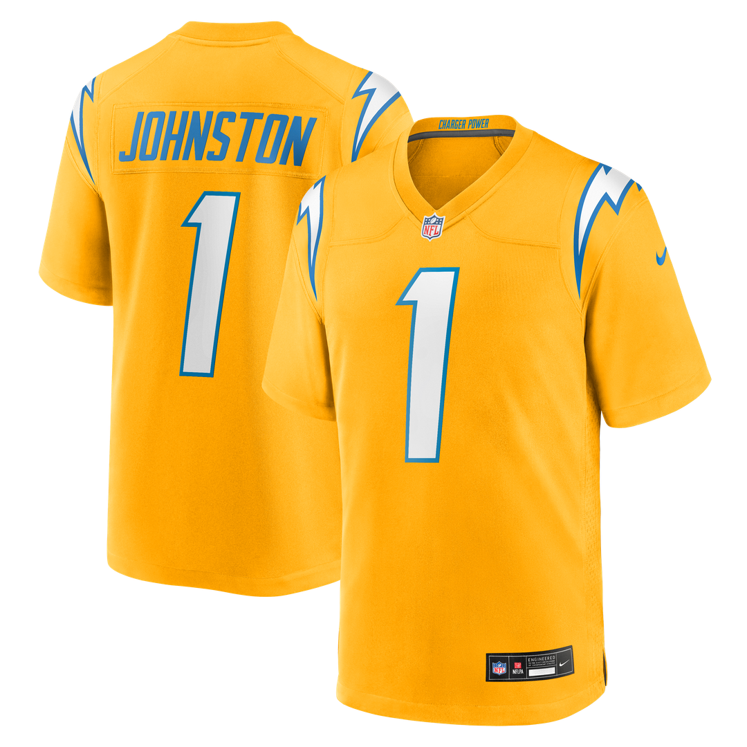 Los Angeles Chargers Quentin Johnston Nike Navy Alternate Super Chargers Game Player Jersey
