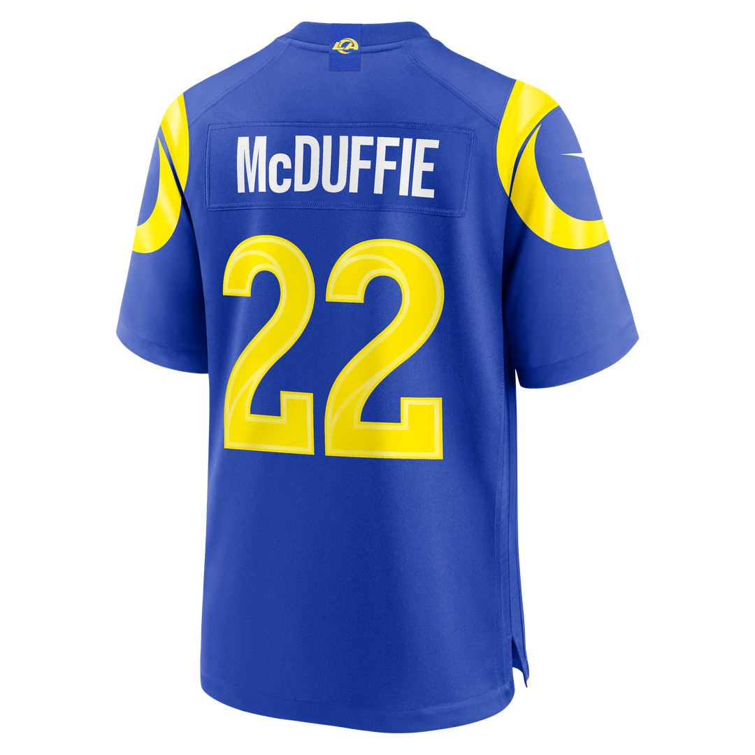 Los Angeles Rams Trent McDuffie Nike Royal Team Game Player Jersey