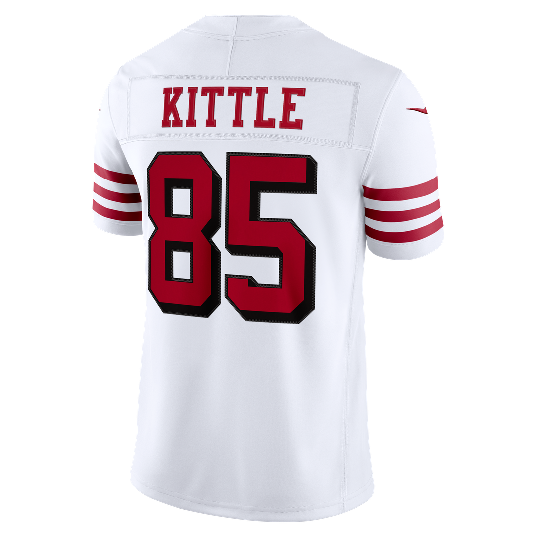 San Francisco 49ers George Kittle Nike White Alternate Vapor F.U.S.E. Stitched Limited Jersey