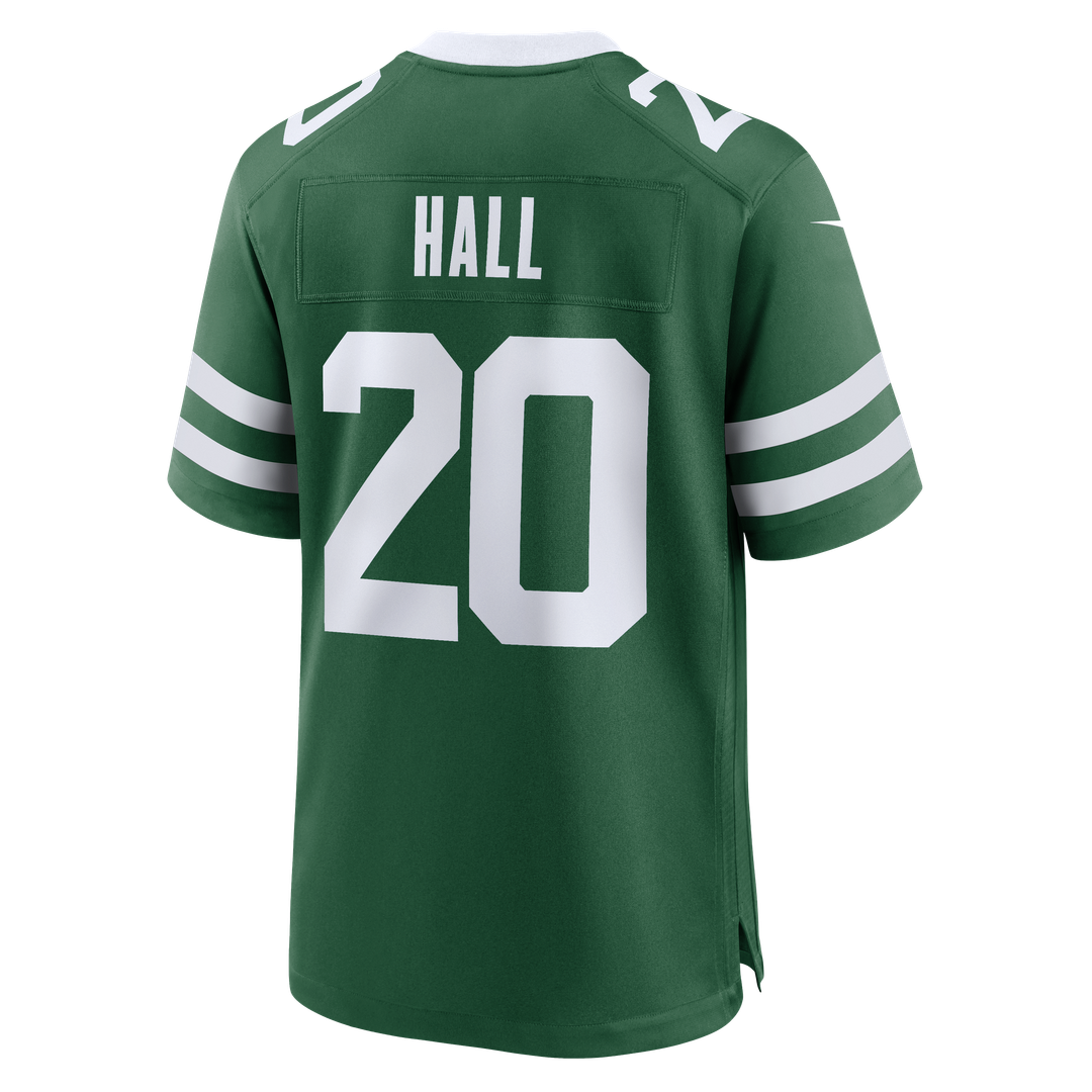 New York Jets Breece Hall Nike Legacy Green Game Jersey