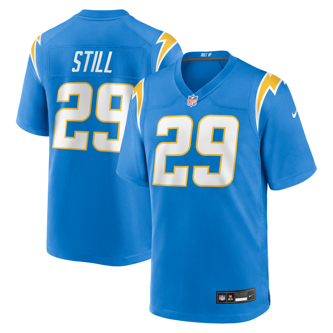 Los Angeles Chargers Tarheeb Still Nike Powder Blue Team Game Jersey