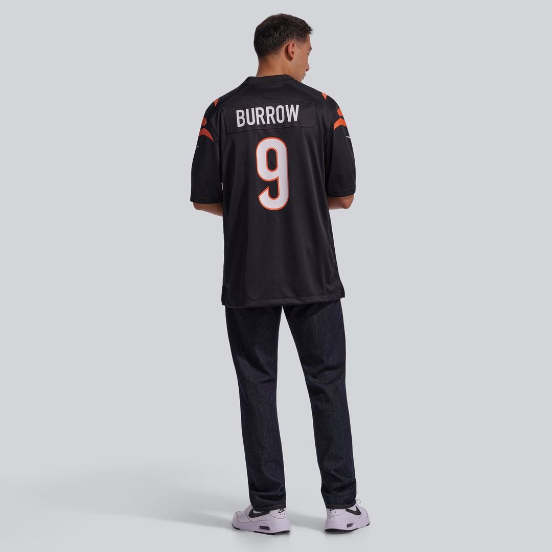 Cincinnati Bengals Joe Burrow Nike Black Player Game Jersey