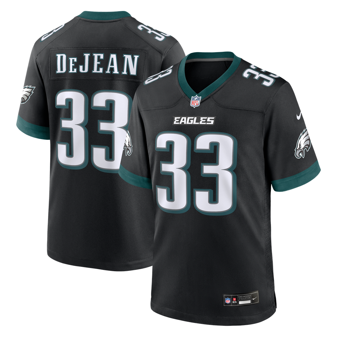 Philadelphia Eagles Cooper DeJean Nike Midnight Green Team Game Jersey
