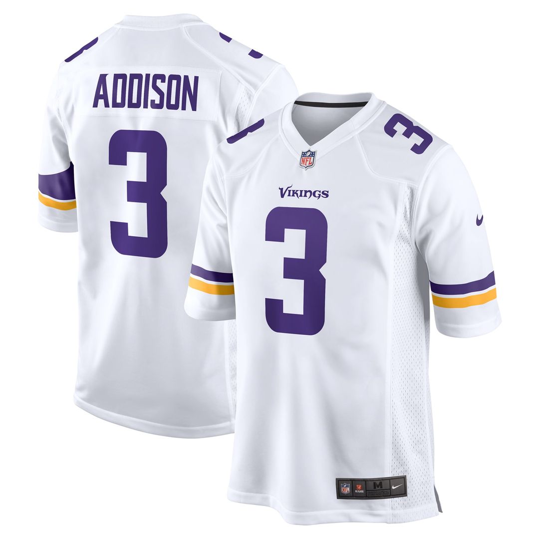 Minnesota Vikings Jordan Addison Nike Purple Alternate Game Jersey