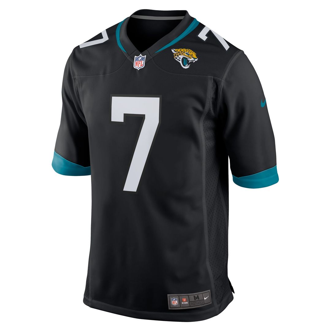 Jacksonville Jaguars Byron Leftwich Nike Black Retired Player Alternate Game Jersey