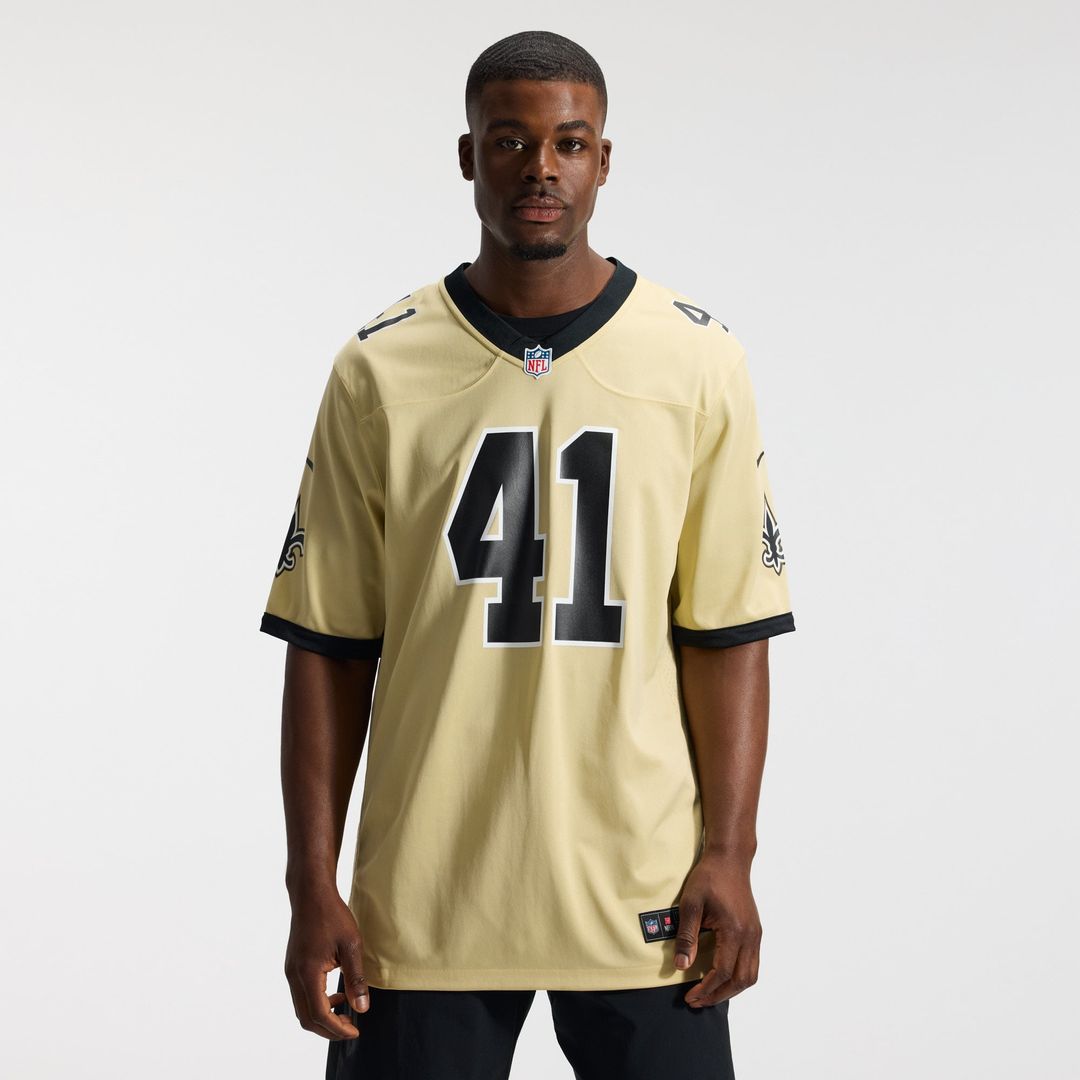New Orleans Saints Alvin Kamara Nike Gold Gameday Golds Alternate Game Player Jersey