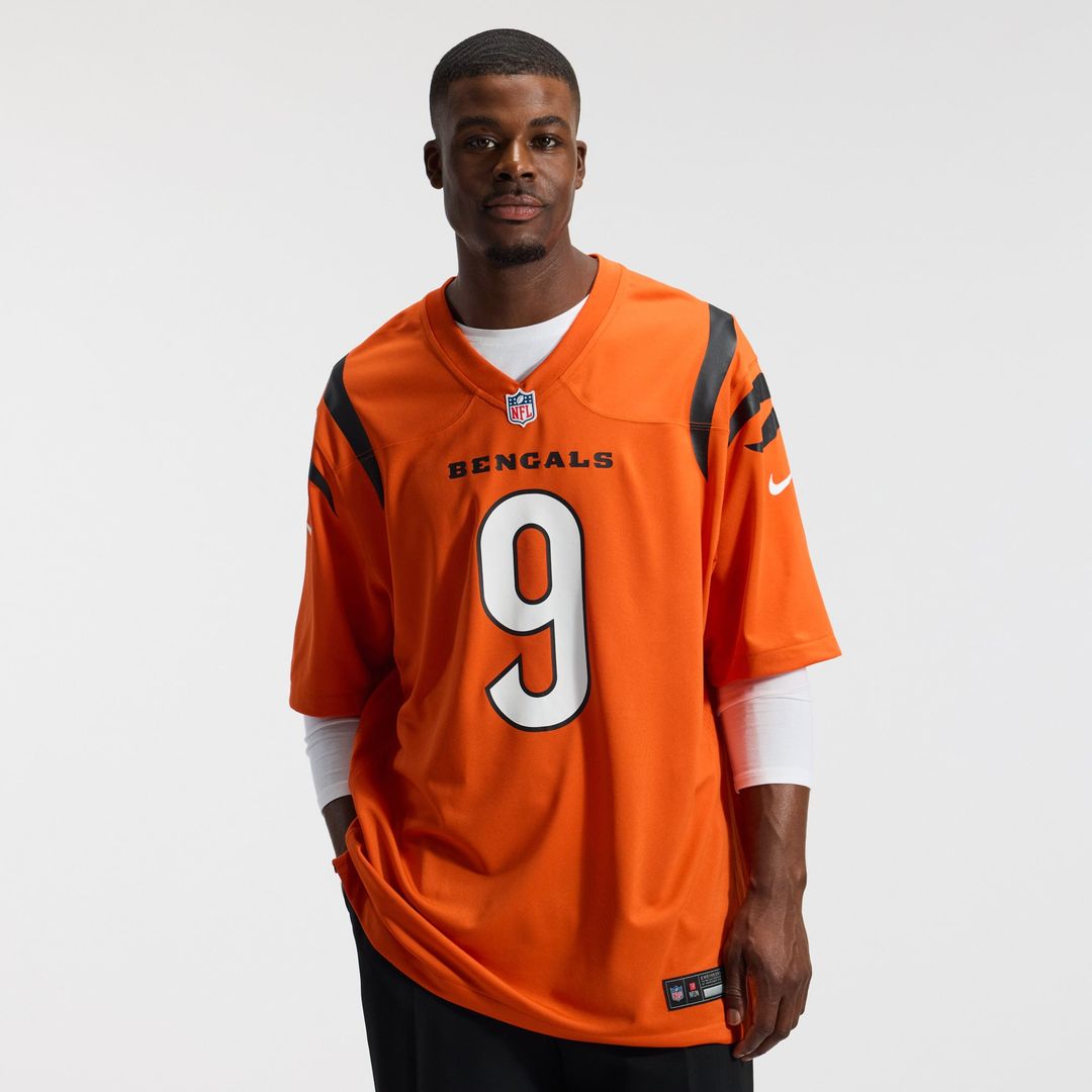 Cincinnati Bengals Joe Burrow Nike White Game Jersey