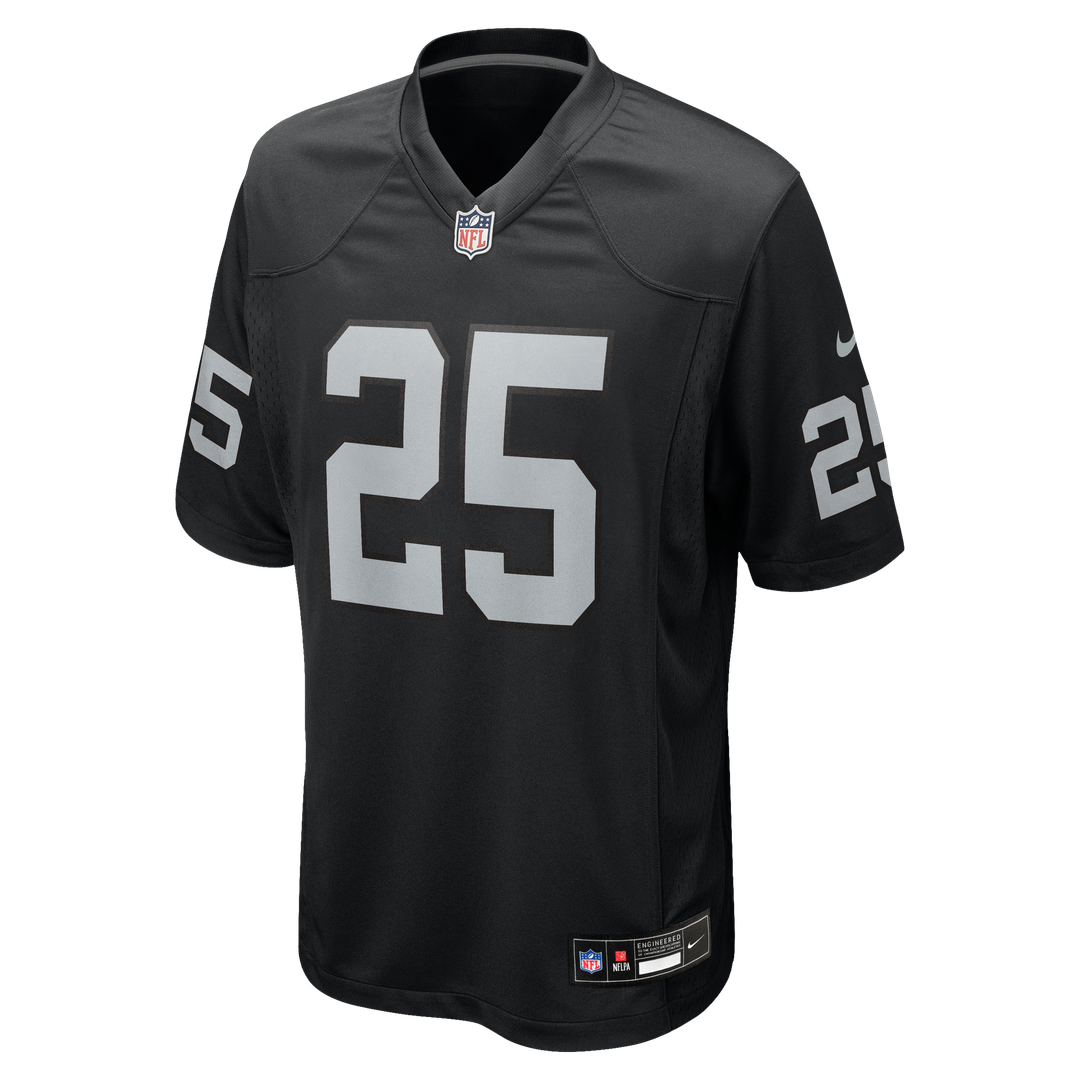 Las Vegas Raiders Decamerion Richardson Nike Black Team Game Jersey