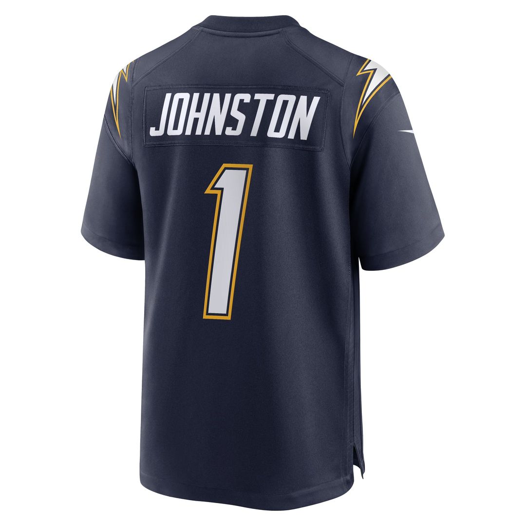 Los Angeles Chargers Quentin Johnston Nike Gold Alternate Charger Power Game Player Jersey