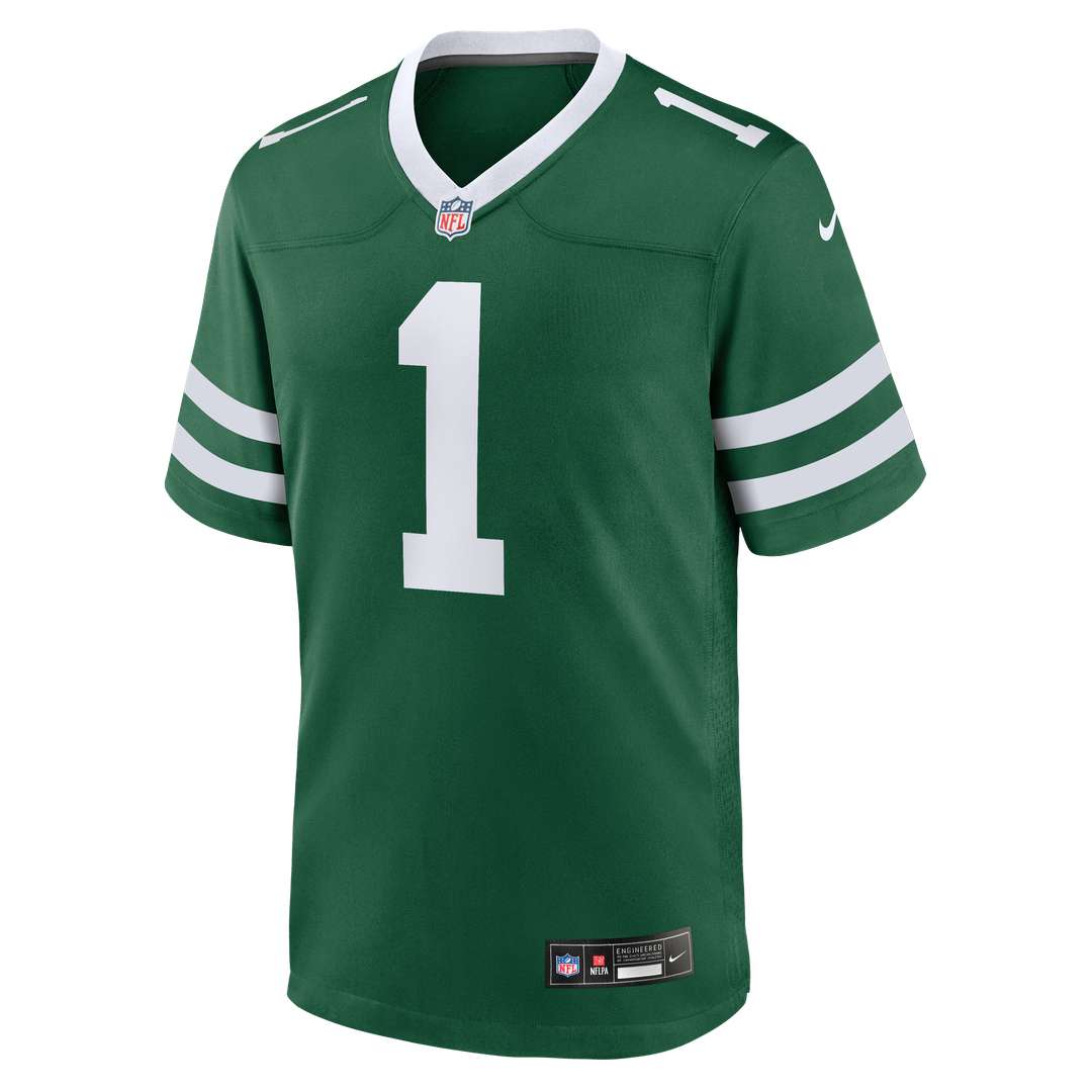 New York Jets David Bailey Nike Legacy Black Alternate Game Player Jersey