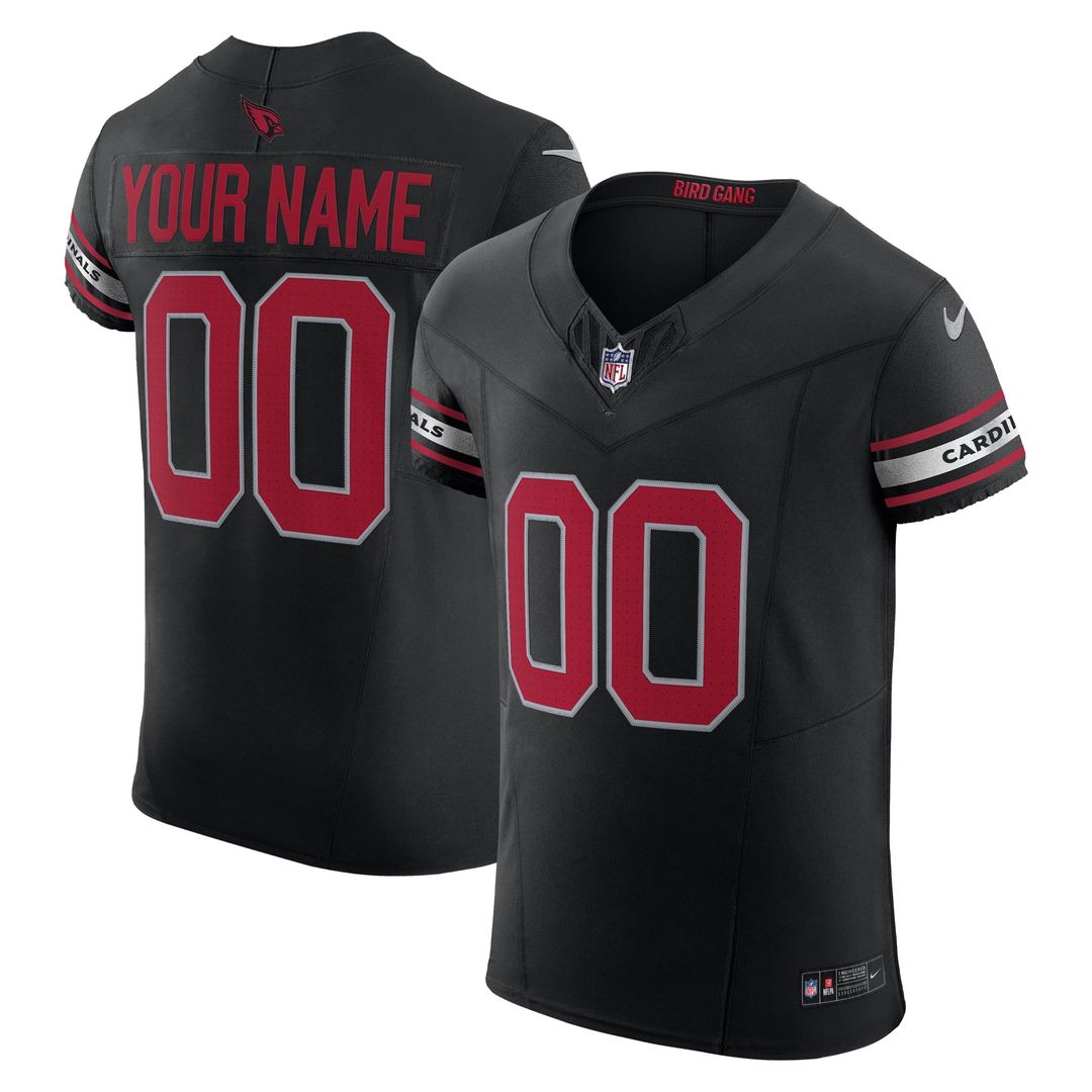 Arizona Cardinals Nike Black Vapor F.U.S.E. Elite Custom Jersey