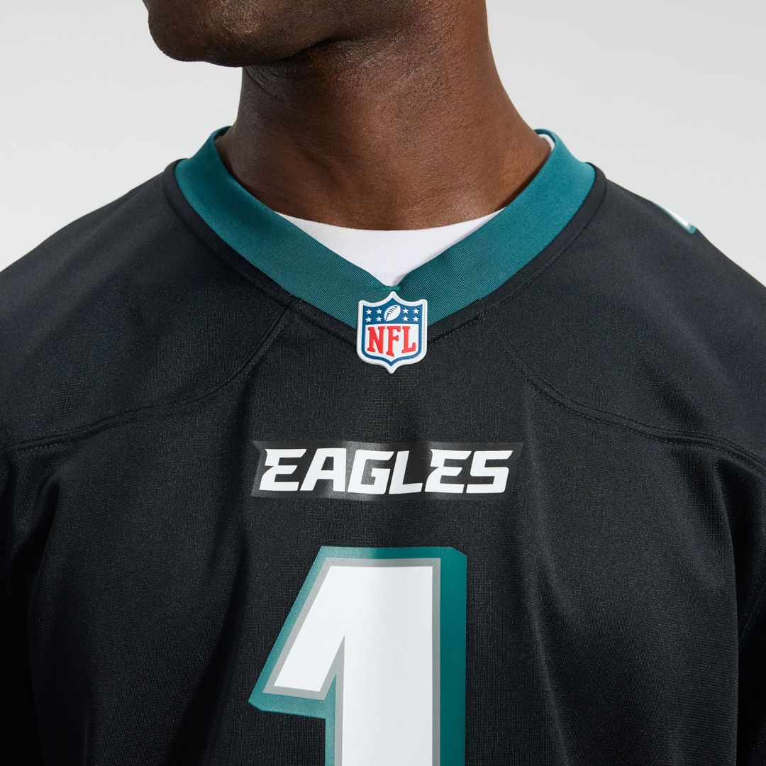 Philadelphia Eagles Jalen Hurts Nike Black Alternate Game Jersey