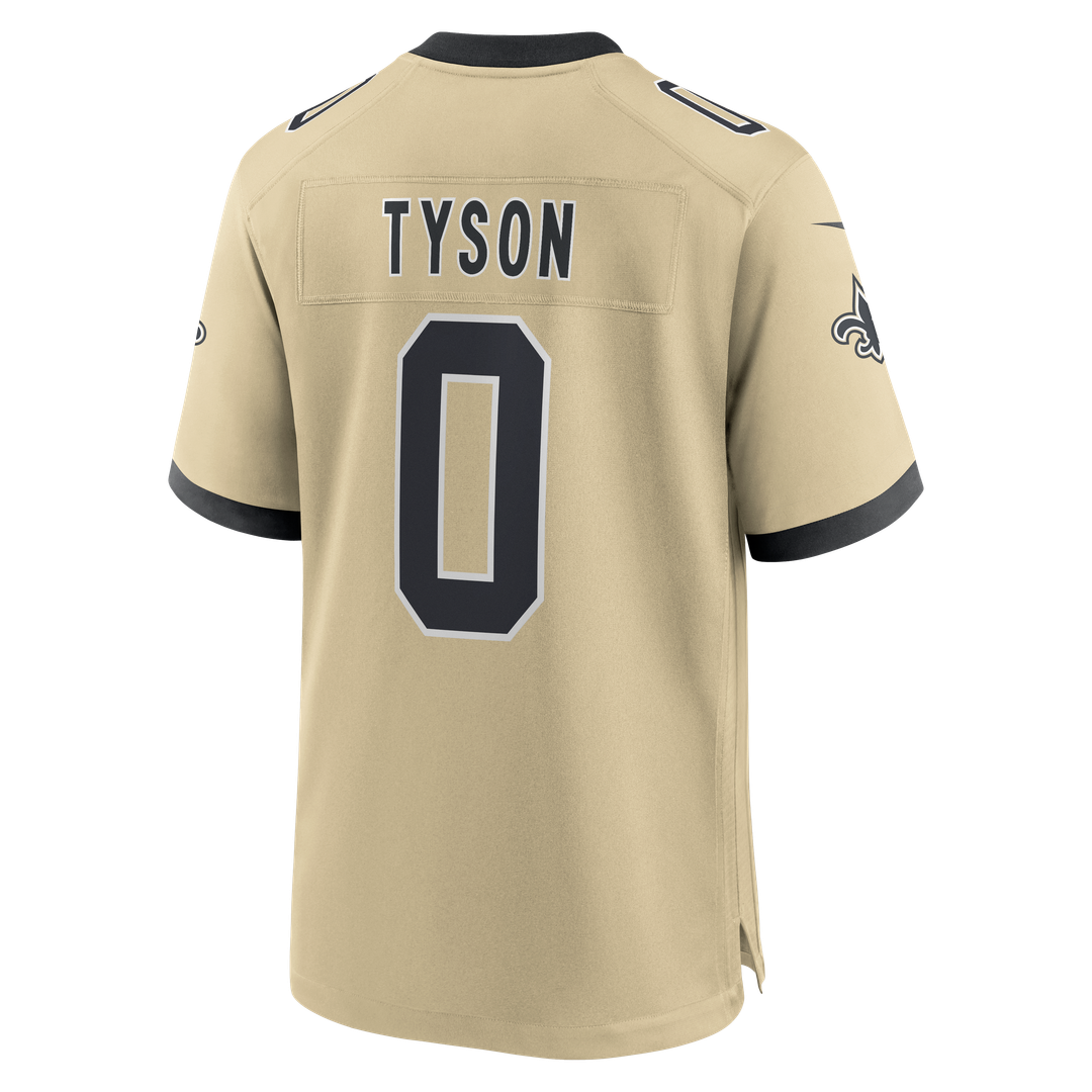 New Orleans Saints Jordyn Tyson Nike Gold Alternate Game Jersey