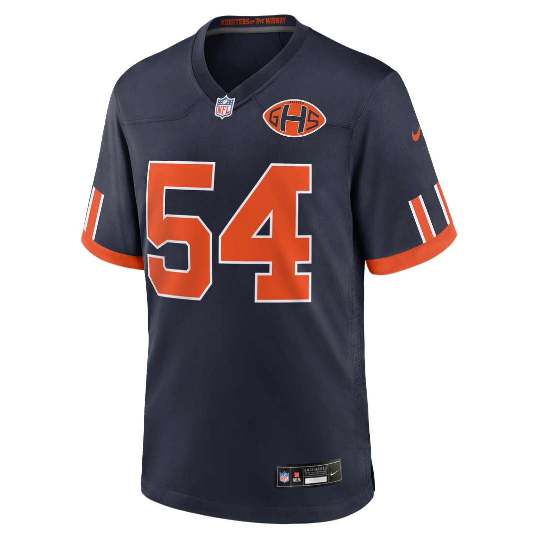 Chicago Bears Brian Urlacher Nike Navy 2026 Rivalries Collection Game Jersey