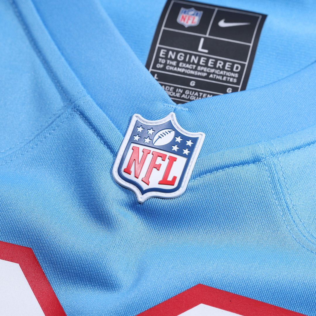 Tennessee Titans Steve McNair Nike Light Blue Retired Player Alternate Game Jersey