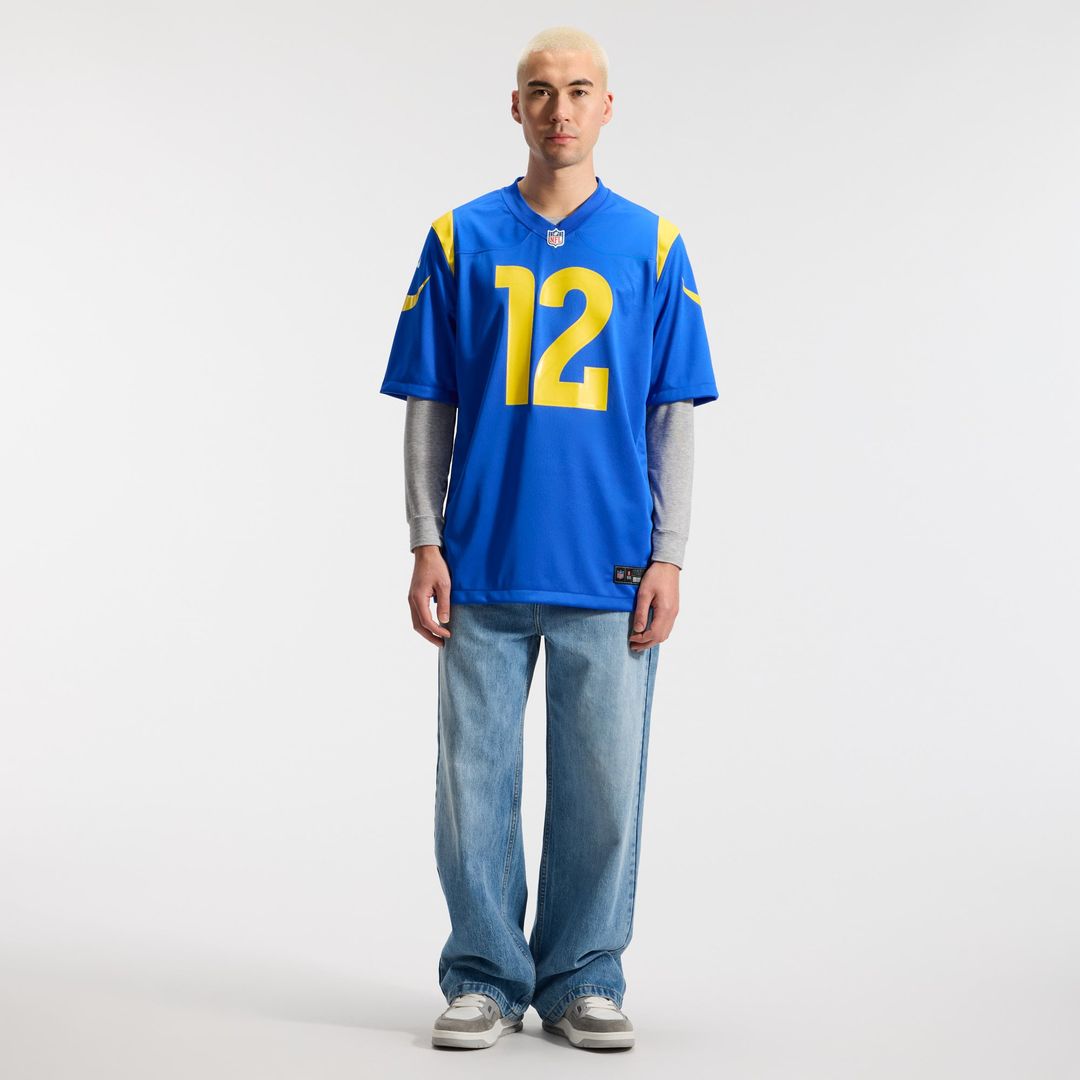 Los Angeles Rams Puka Nacua Nike White White Game Player Jersey