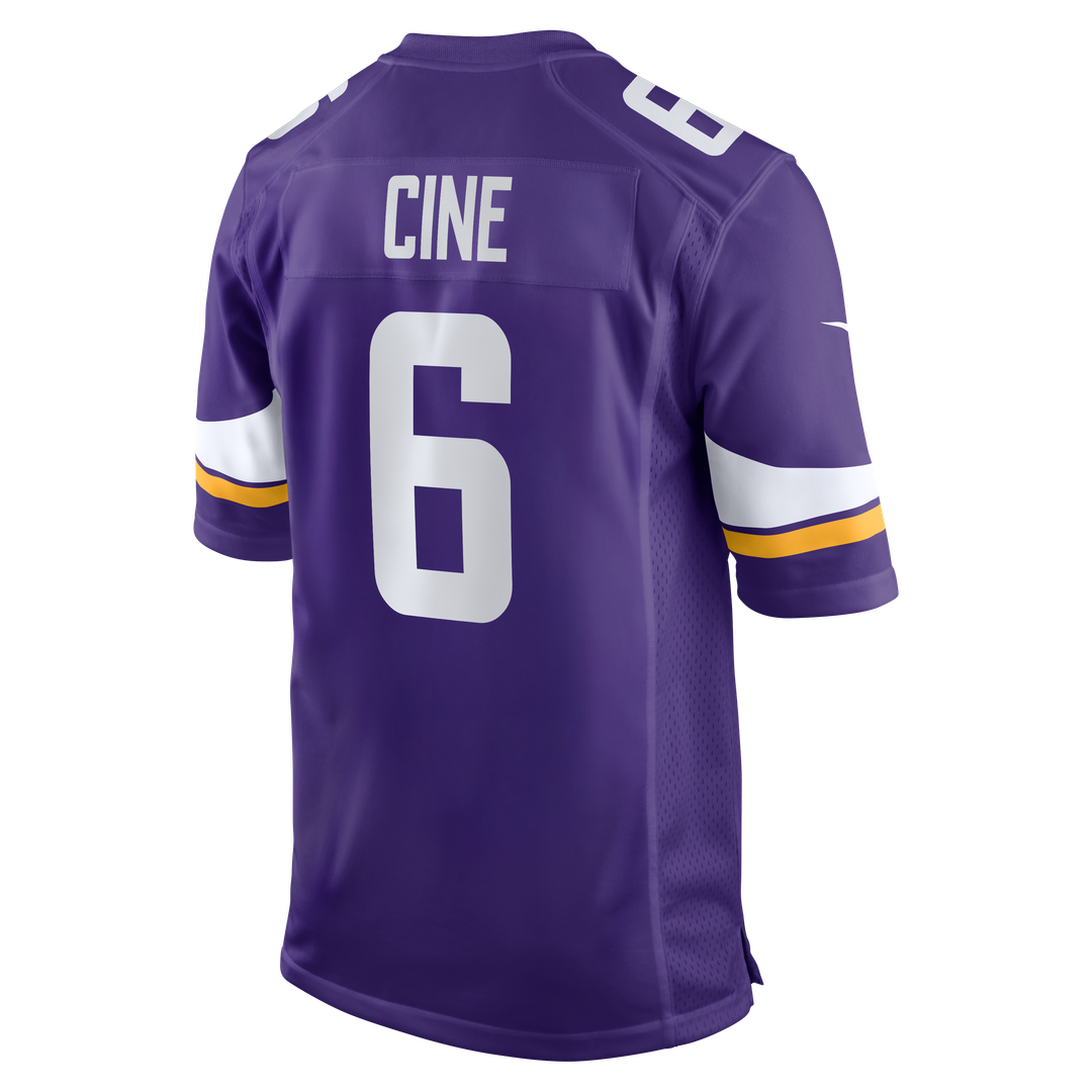 Minnesota Vikings Lewis Cine Nike Purple Game Player Jersey