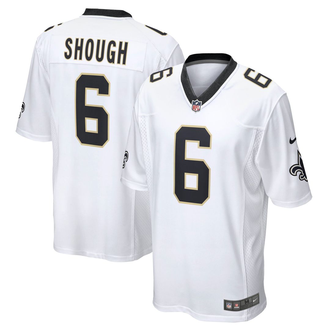 New Orleans Saints Tyler Shough Nike Black Game Jersey