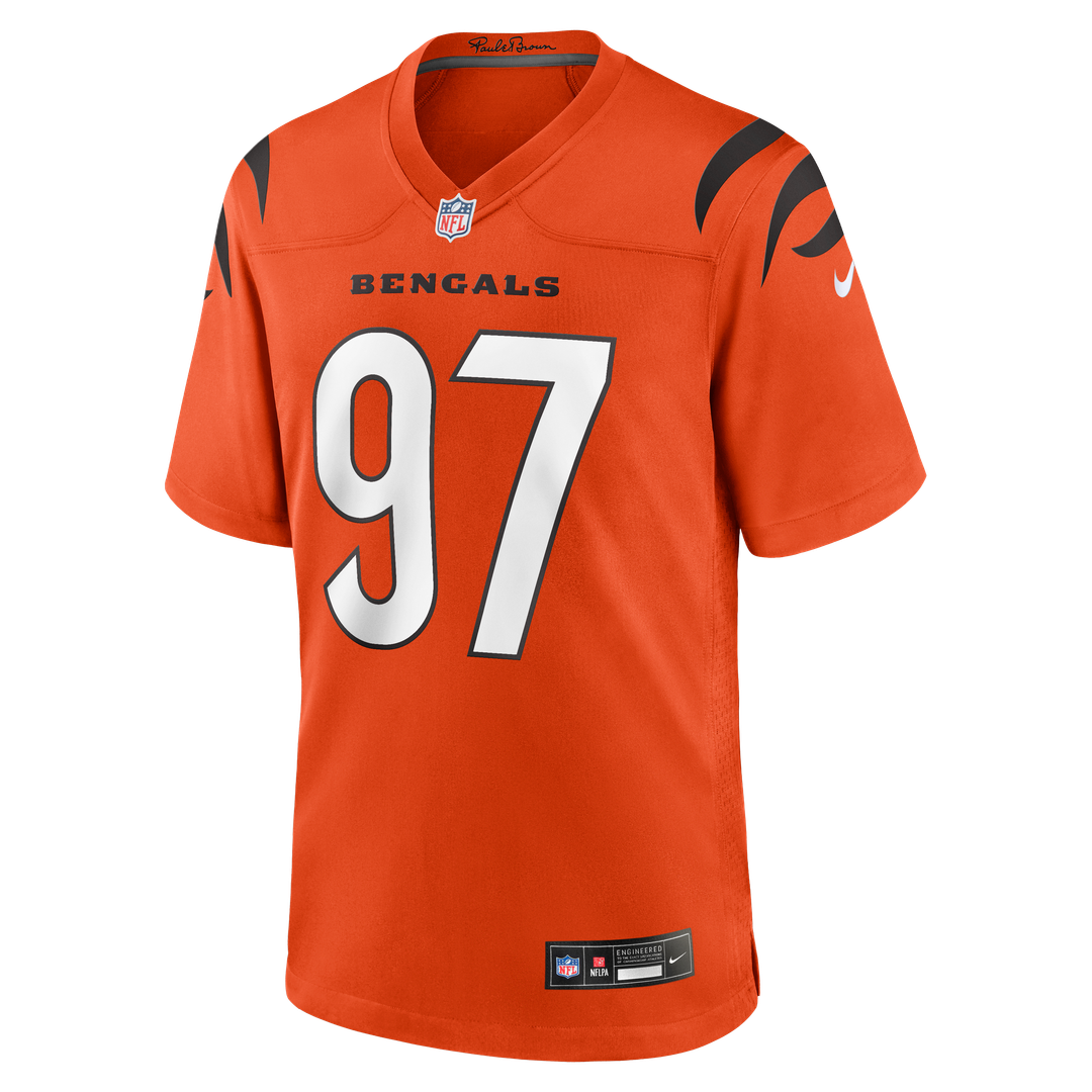 Cincinnati Bengals Dexter Lawrence II Nike Black Game Jersey