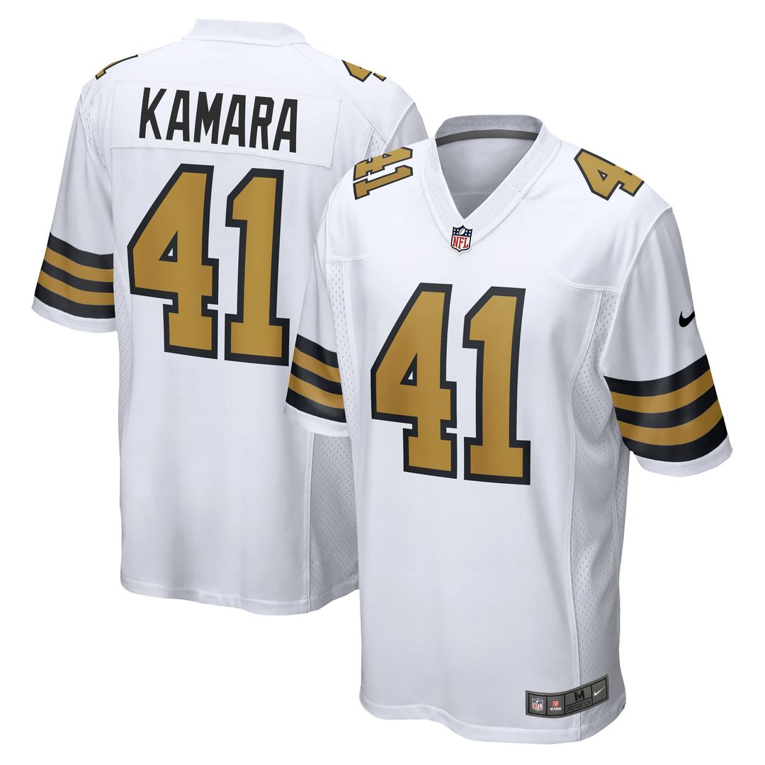 New Orleans Saints Alvin Kamara Nike Gold Gameday Golds Alternate Game Player Jersey