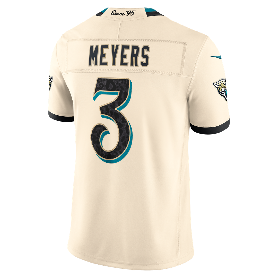 Jacksonville Jaguars Jakobi Meyers Nike Natural 2026 Rivalries Collection Stitched Limited Jersey