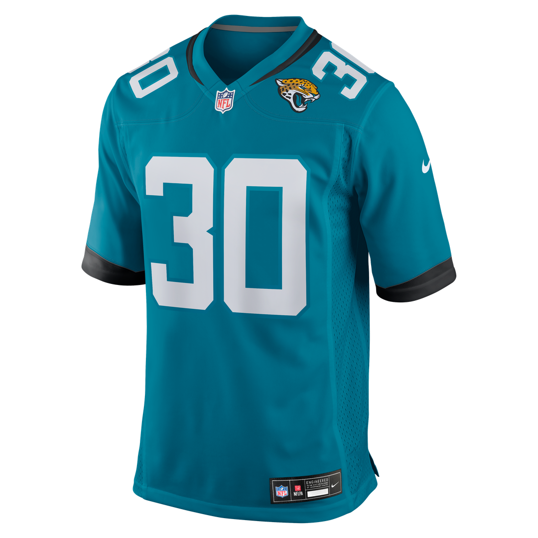 Jacksonville Jaguars Montaric Brown Nike Teal Game Player Jersey