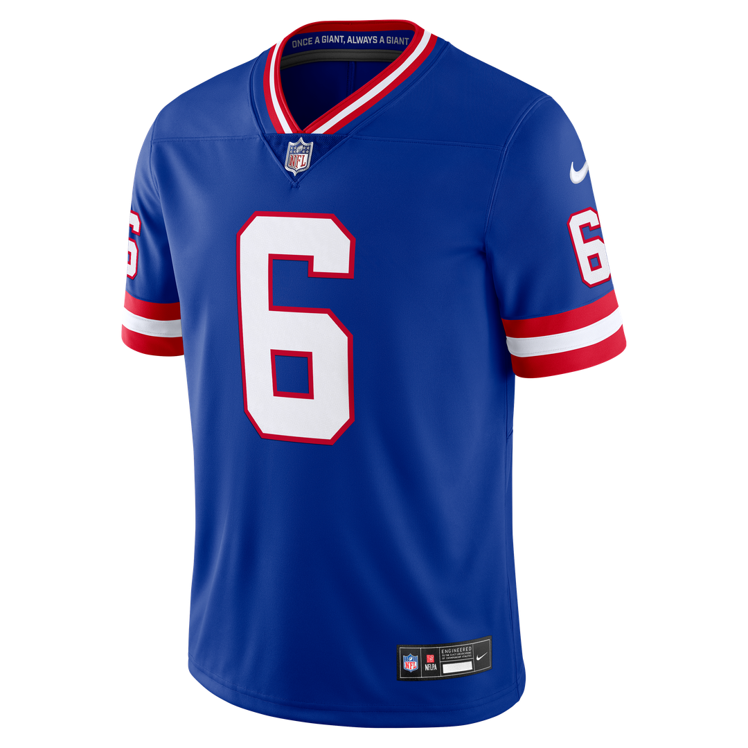 New York Giants Jaxson Dart Nike White Vintage White Vapor Untouchable Stitched Limited Jersey