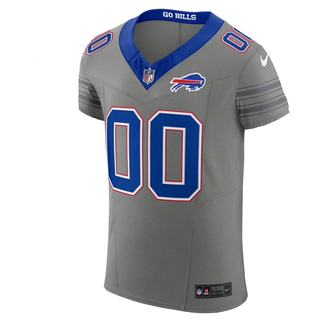 Buffalo Bills Nike Gray Nickel City Vapor F.U.S.E. Custom Elite Jersey