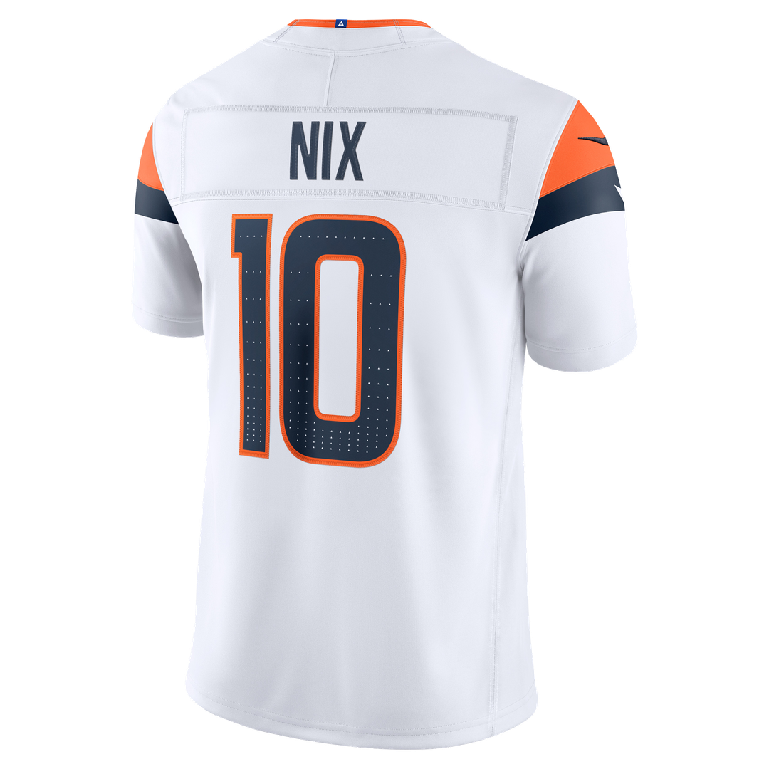 Denver Broncos Bo Nix Nike Orange Alternate Mile High Collection 1977 Throwback Vapor F.U.S.E. Stitched Limited Jersey