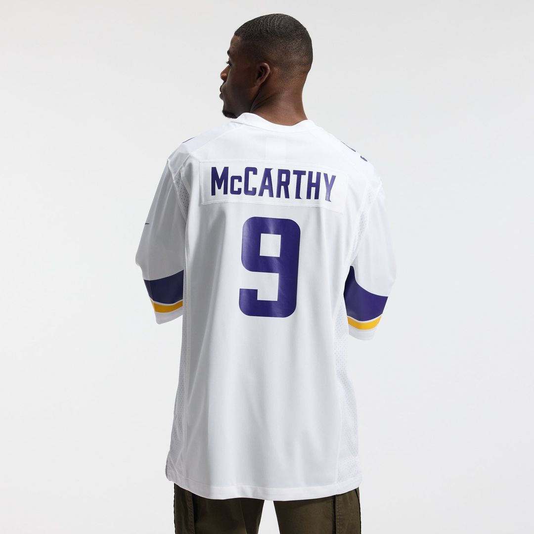 Minnesota Vikings J.J. McCarthy Nike Purple 2nd Alternate Player Game Jersey