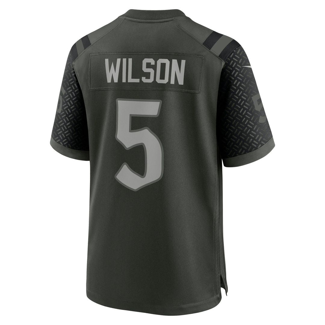 New York Jets Garrett Wilson Nike Green Rivalries Collection Game Jersey