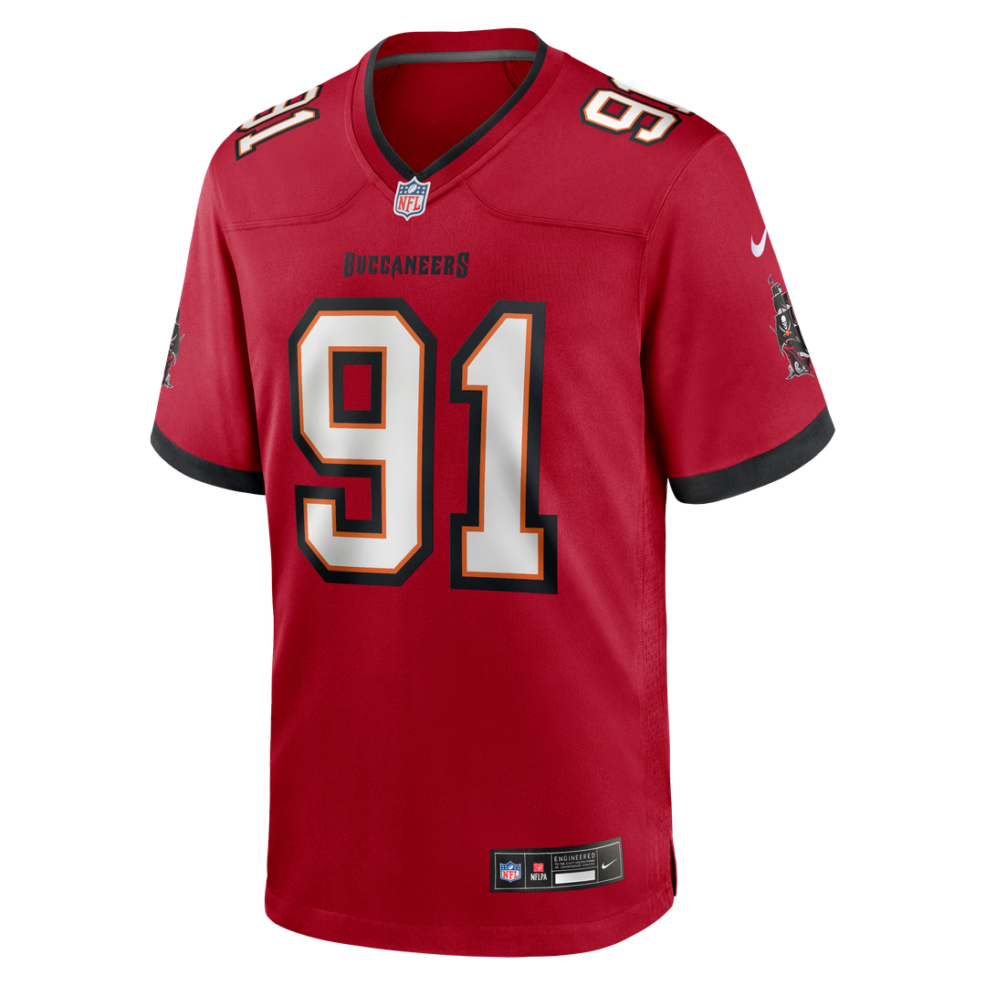 Tampa Bay Buccaneers A'Shawn Robinson Nike Red Team Game Jersey