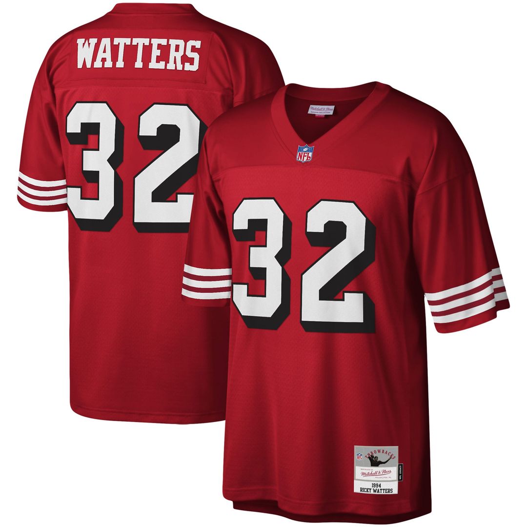 San Francisco 49ers Ricky Watters Mitchell & Ness White Legacy Replica Jersey