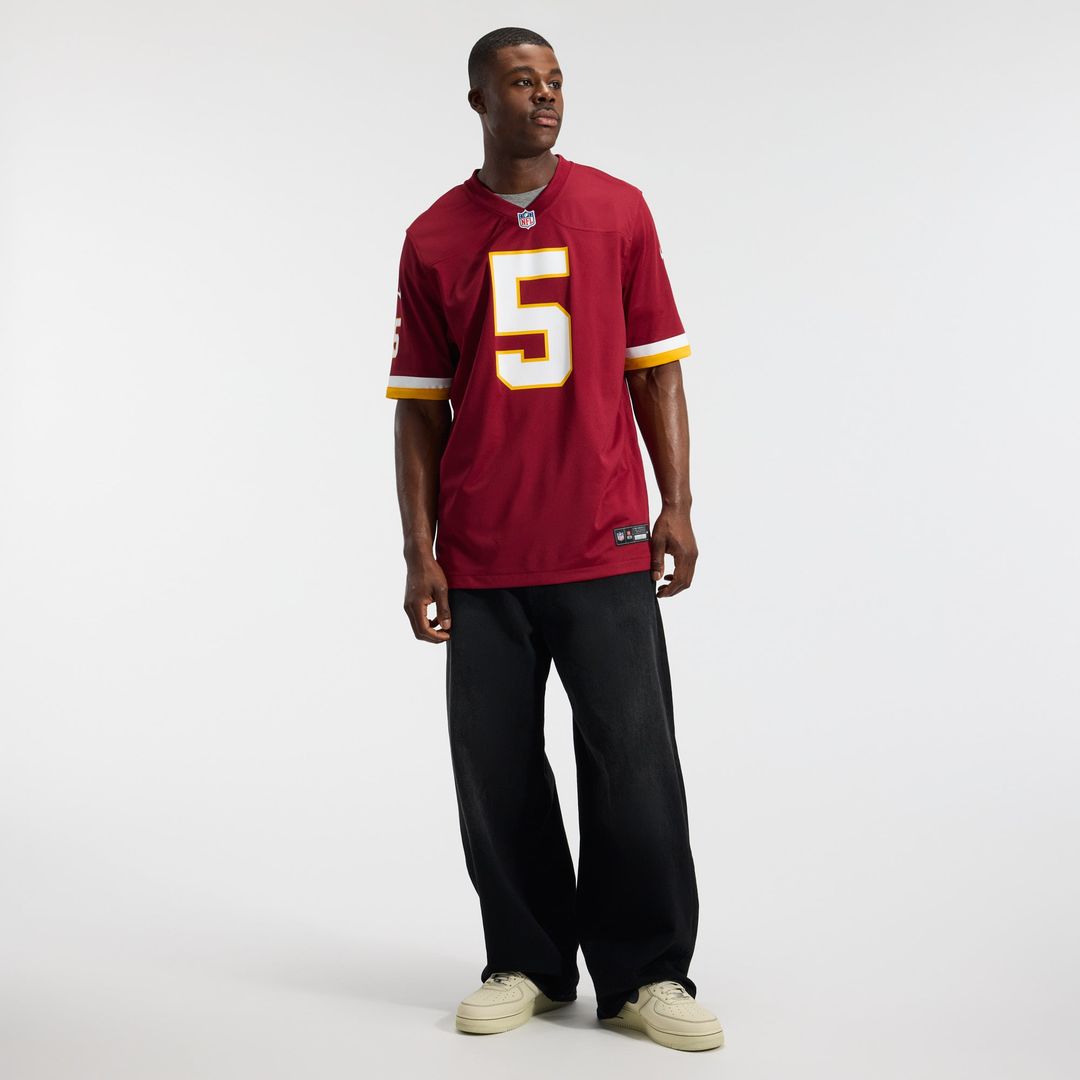 Washington Commanders Jayden Daniels Nike White Game Super Bowl Era Jersey