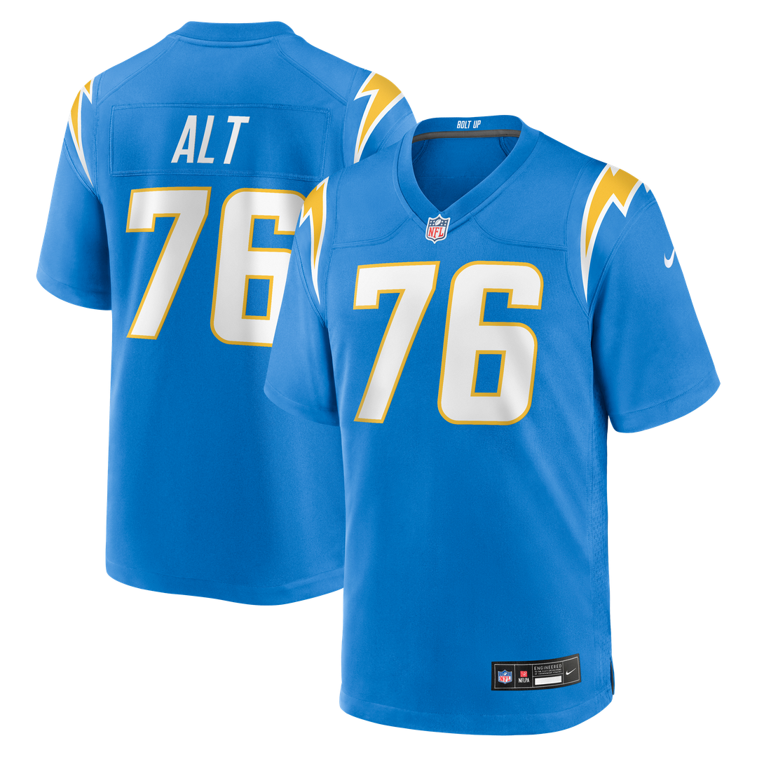 Los Angeles Chargers Joe Alt Nike Powder Blue Player Game Jersey