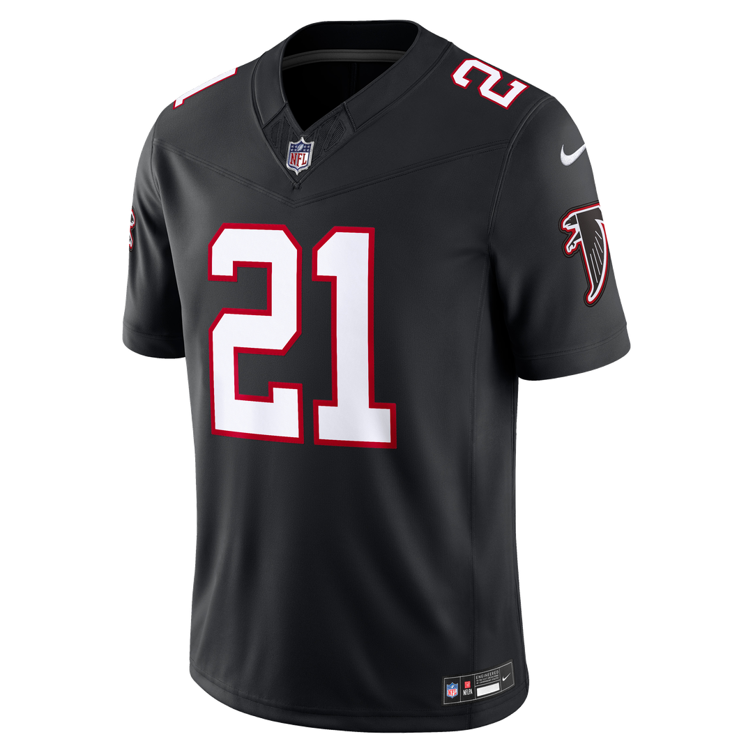 Atlanta Falcons Deion Sanders Nike Black Alternate Throwback Vapor F.U.S.E. Stitched Retired Limited Jersey