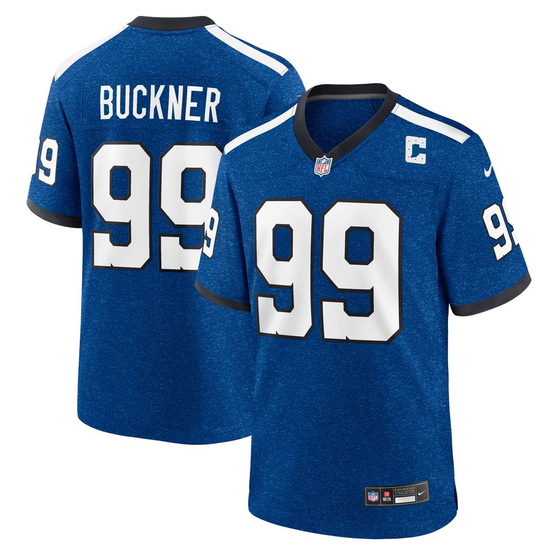 Indianapolis Colts DeForest Buckner Nike Blue Alternate Game Jersey