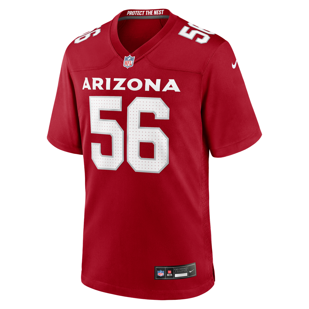 Arizona Cardinals Darius Robinson Nike Cardinal Player Game Jersey