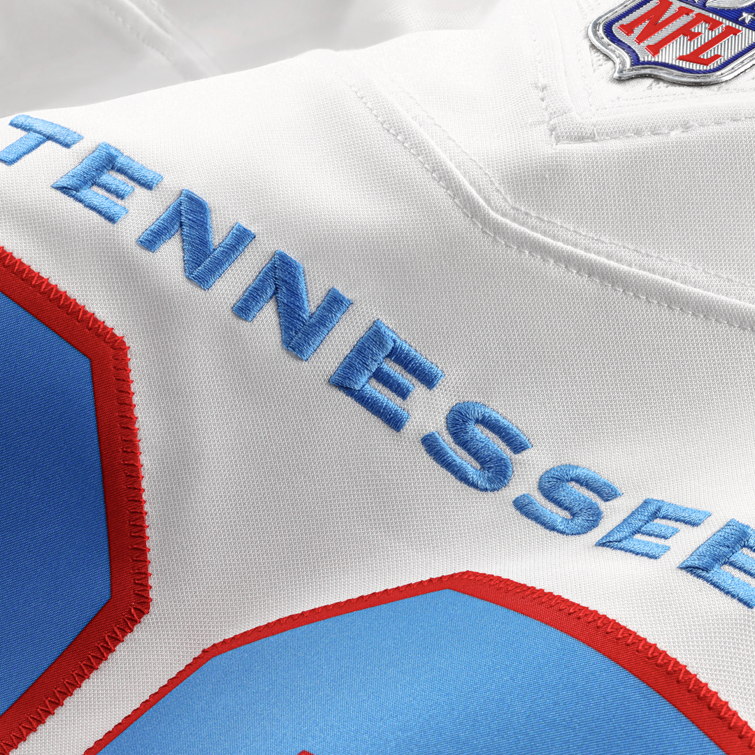 Tennessee Titans Jeffery Simmons Nike Light Blue Team Vapor F.U.S.E. Stitched Limited Jersey