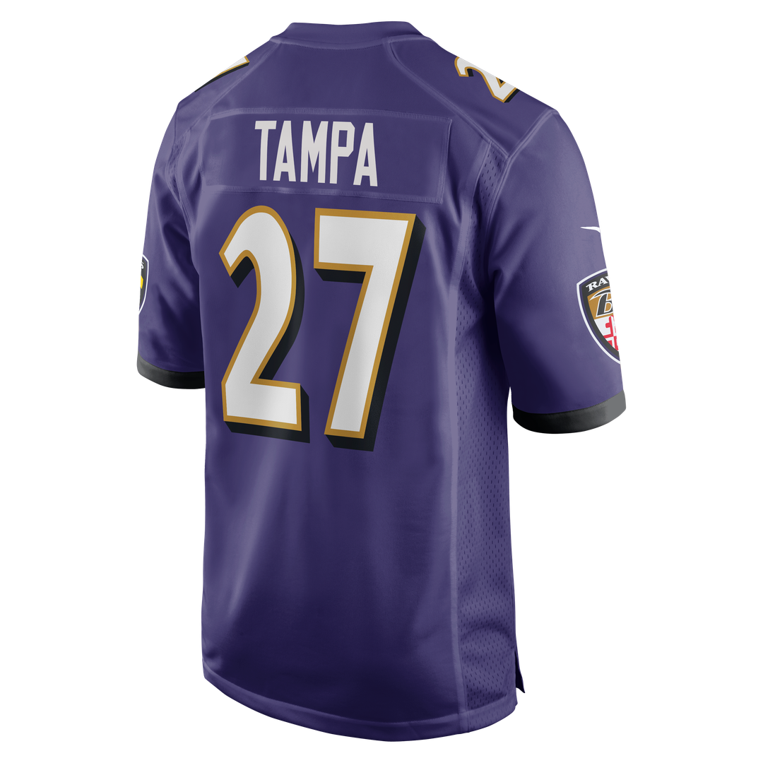 Baltimore Ravens T.J. Tampa Nike Purple Team Game Jersey