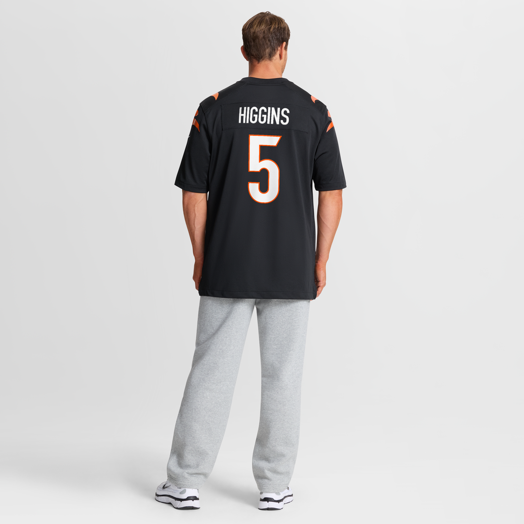 Cincinnati Bengals Tee Higgins Nike Black Game Player Jersey