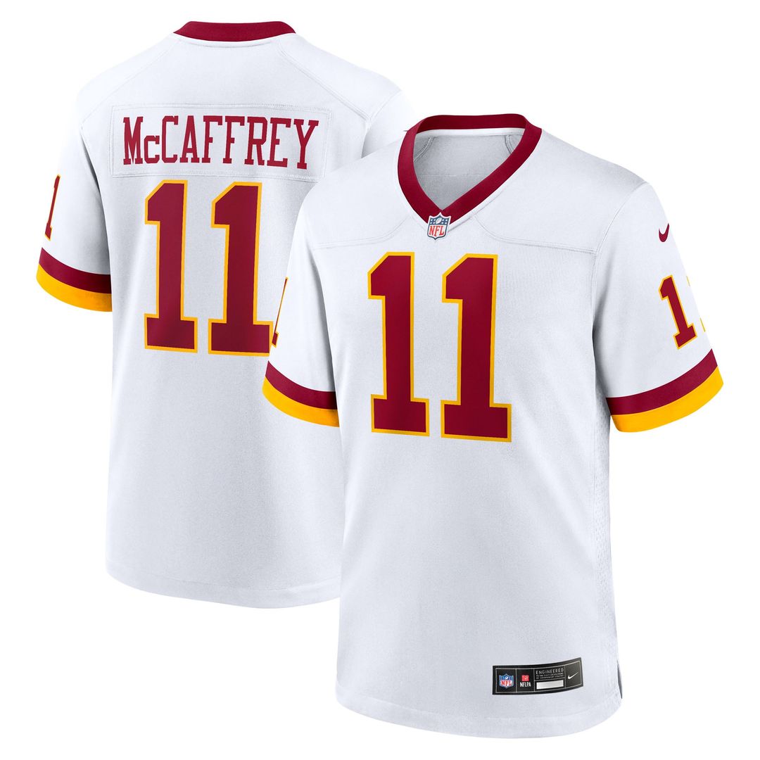Washington Commanders Luke McCaffrey Nike Black Hail Raiser Alternate Game Jersey