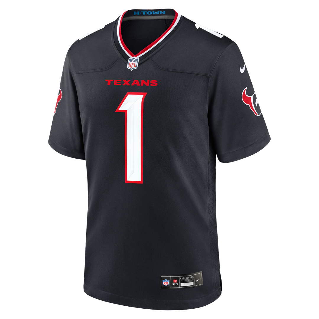 Houston Texans Tank Dell Nike Navy Team Game Jersey