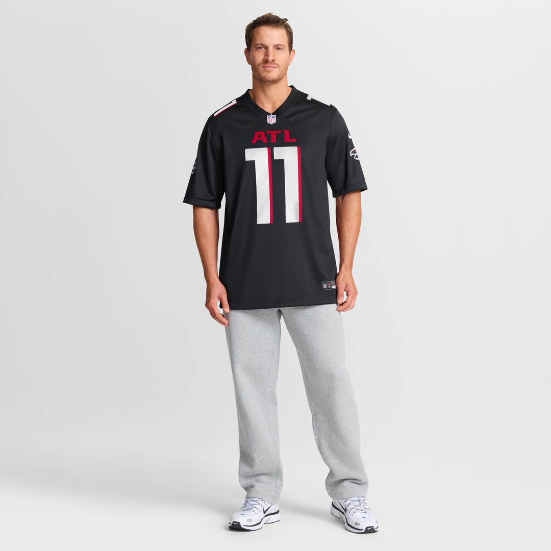 Atlanta Falcons Jalon Walker Nike Black Team Game Jersey