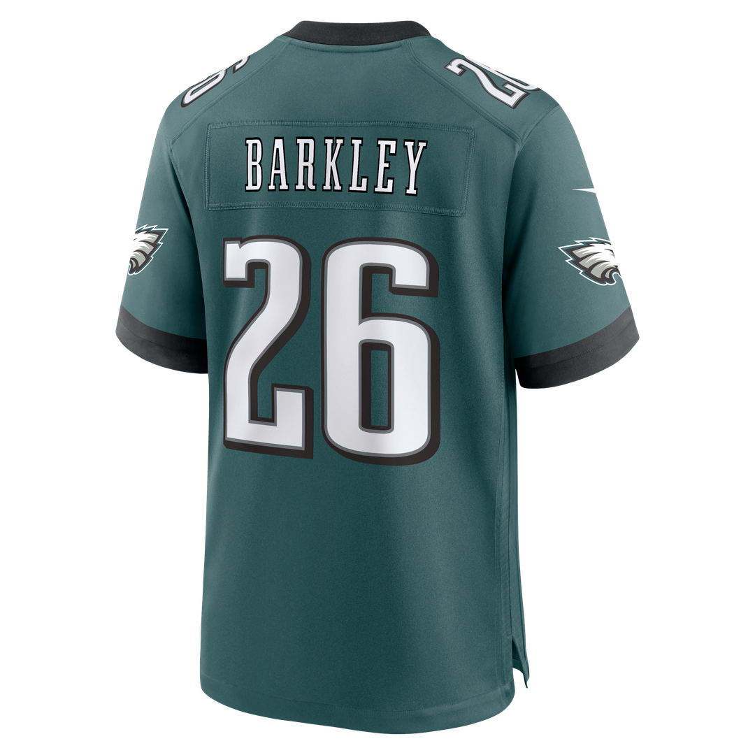 Philadelphia Eagles Saquon Barkley Nike Black Alternate Game Jersey
