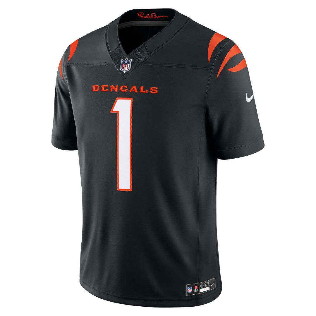 Cincinnati Bengals Ja'Marr Chase Nike White Vapor F.U.S.E. Stitched Limited Jersey